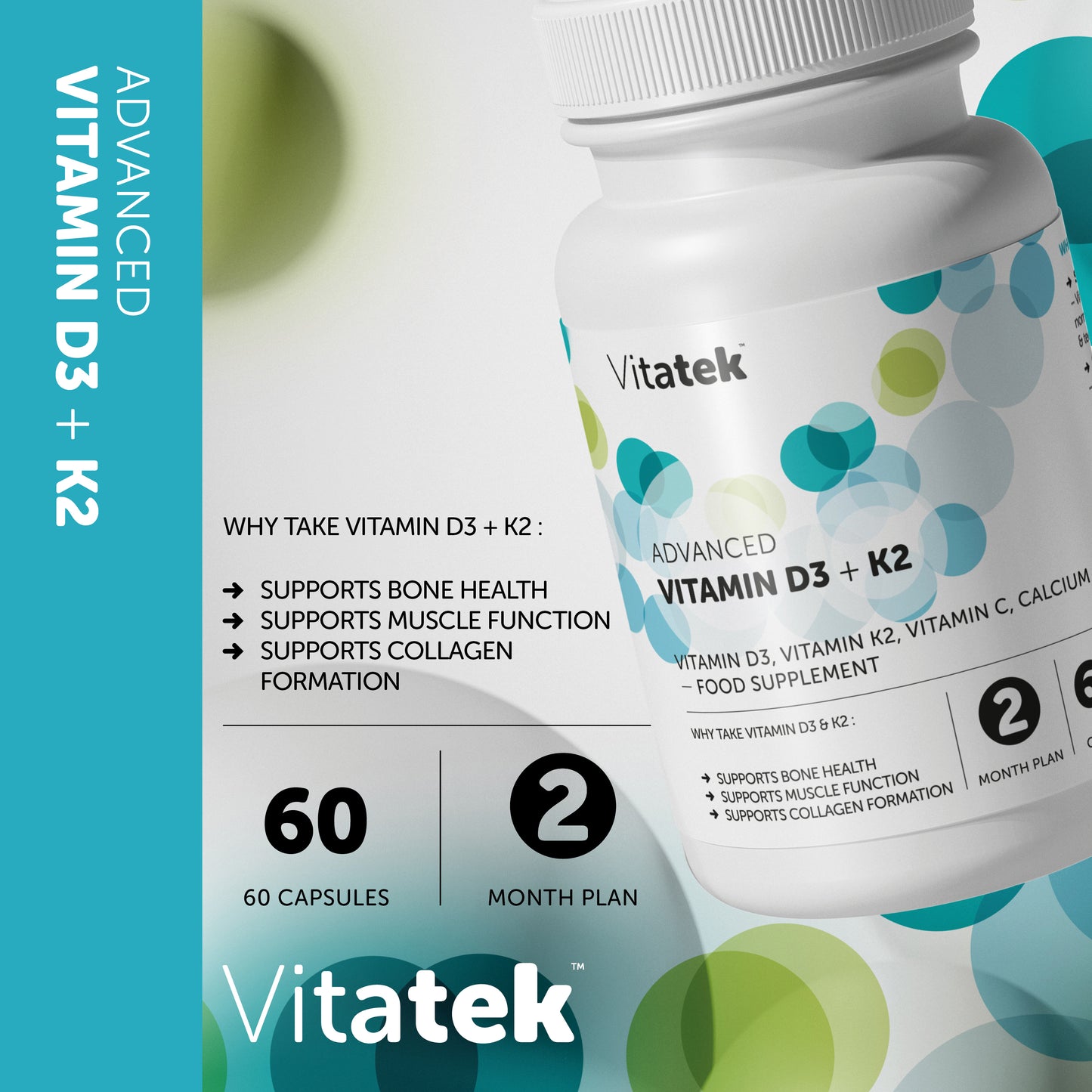 Advanced Vitamin D3 + K2